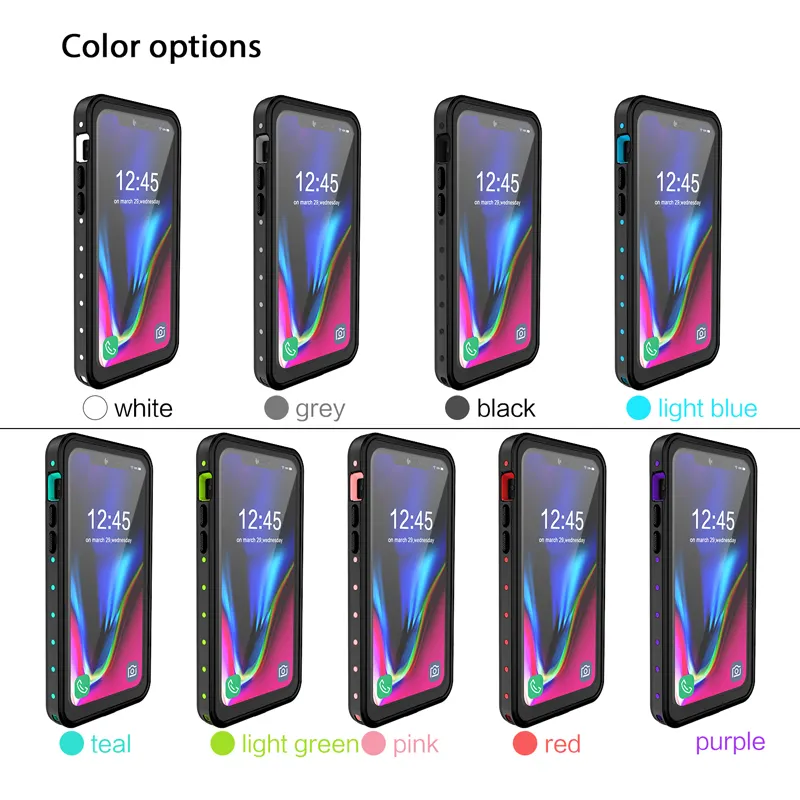 Case impermeable con protección extrema contra agua, nieve, golpes y suciedad.