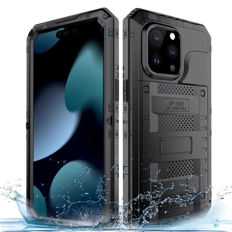 Case impermeable IP68, perfecto para senderismo y deportes acuáticos en El Salvador.