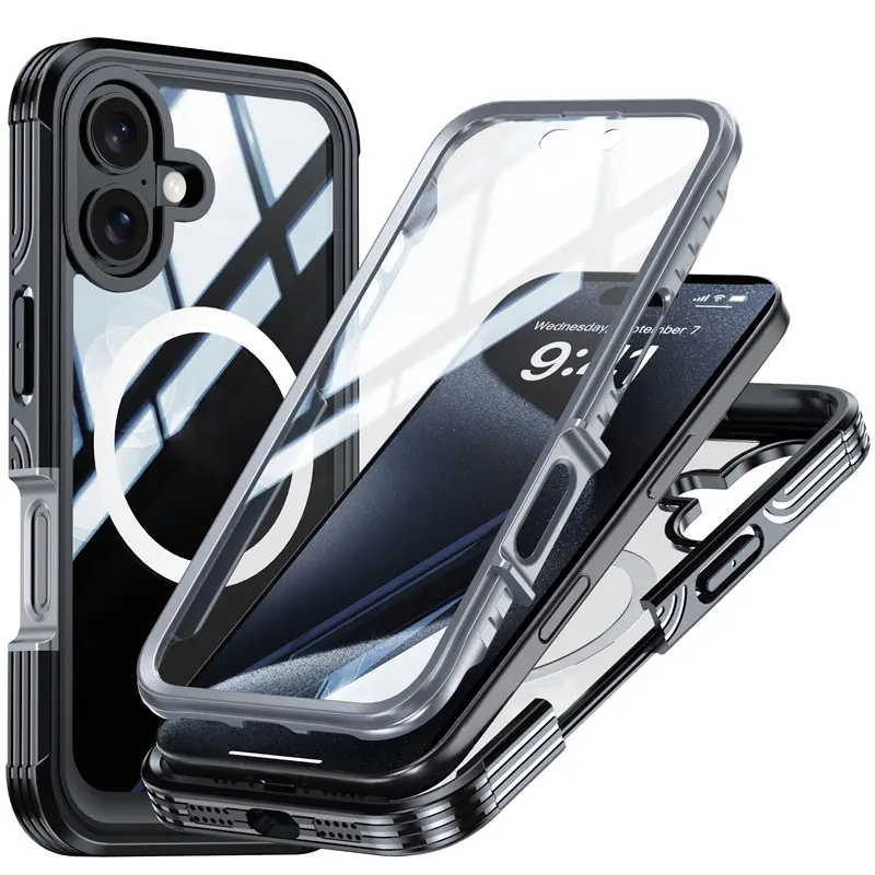 Case 360 con full protección y diseño liviano, ideal para comprar cases al por mayor en El Salvador